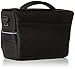 Amazon Basics Gadget Messenger Bag 8, Medium, Black (Orange interior)