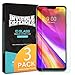 Ringke Tempered Glass Screen Protector Compatible with LG G7, G7 ThinQ - Invisible Defender 3-Pack Case Compatible Ultimate Clear Shield, High Definition Quality, 9H Hardness Technology