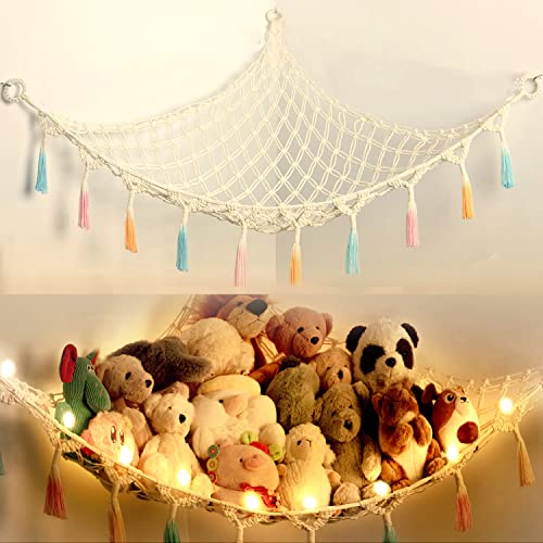 Yewiwin Stuffed Animal Storage Hammock Toy Net