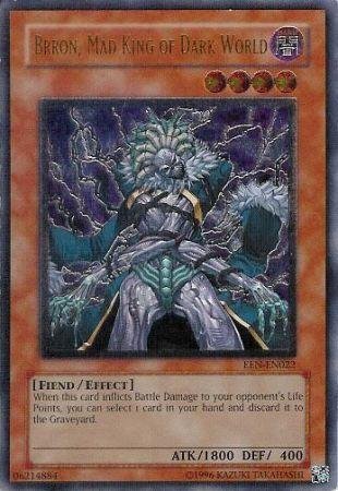 Yu-Gi-Oh! - Brron, Mad King of Dark World (EEN-EN022) - Elemental Energy - Unlimited Edition - Ultimate Rare