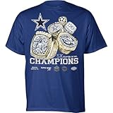 Dallas Cowboys 50Th Ring History Short Sleeve T-Shirt