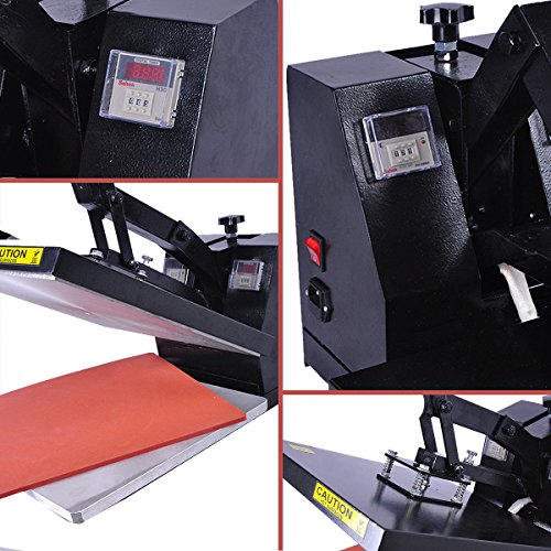 TangkulaHeatPressesTransferTShirtSublimationMachineDigitalClamshell15x15 Heat