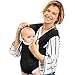 Breathable Soft and Stretchy Baby Carrier, Ergonomic, Safe & Secure for Newborns, Babies & Infants, No Back Pain, Good for Breastfeeding (Black)