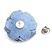Smart Man Men's Lapel Flower Handmade Camellia Boutonniere Pin for Suit - Blue