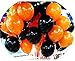 The New W0rld15 latex balloons 12-inch black and orange 100PCS