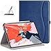 Ztotop Case for iPad Pro 11 Inch 2018 Release, Premium Leather Business Slim Multi-Angle Viewing Folding Stand Cover with Auto Wake/Sleep (Blue)
