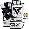 RDX-Guantes-MMA-para-Artes-Marciales-Entrenamiento-Cuero-Kickboxing-Guantillas-Bueno-para-Sparring-Grappling-Muay-Thai-Saco-de-Boxeo-Lucha-Libre-y-Combate-Training