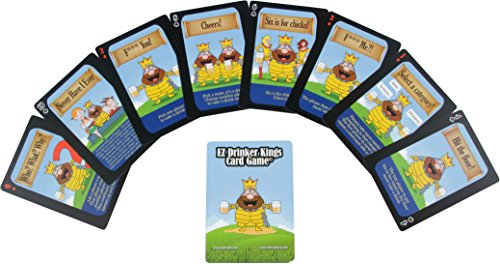 Red Cup Pong Kings Drinking 52 Waterproof Party Cards with Instructions & 8 Bonus Cards - Thumbnail 4