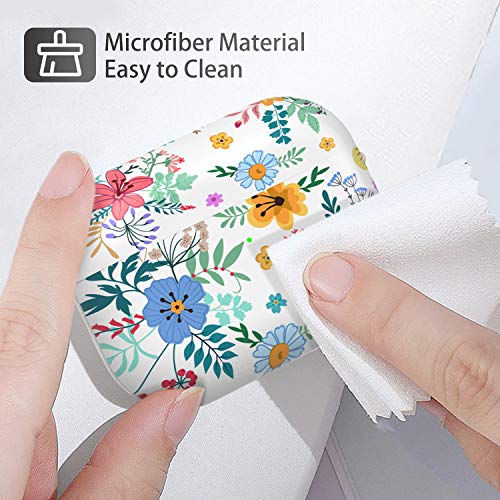 Lokigo AirPods Case Pro Protective Cover Compatible with AirPods Charging Case Pro 3 Gen Hard Case Kits with Keychain/Strap/Watch Band Holder for Girls Women Men (Colorful Flower)