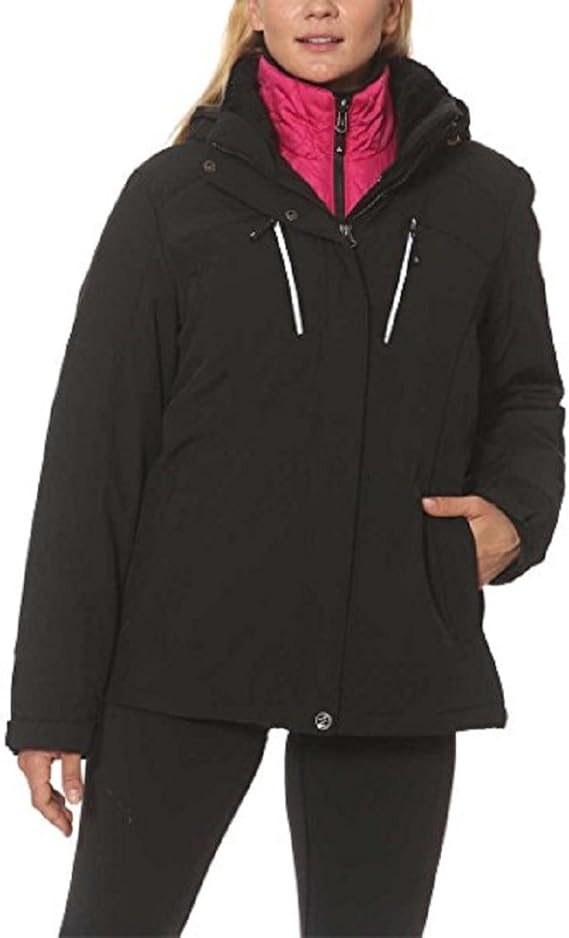 Gerry Ladies 3in1 Systems Jacket Black/PinkSmall Clothing