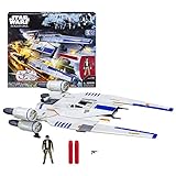 Star Wars Year 2016 Rogue One Series Vehicle Set : REBEL U-WING FIGHTER with 2 Nerf Dart Missiles and Captain Cassian Andor with Blaster