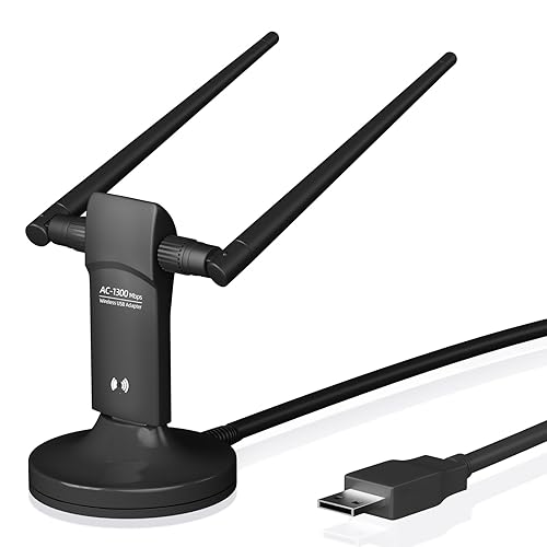 1300Mbps WIFI Adapter WLAN USB 3.0 Stick 5GHz Dual Band Dongle Antenne Für PC DE