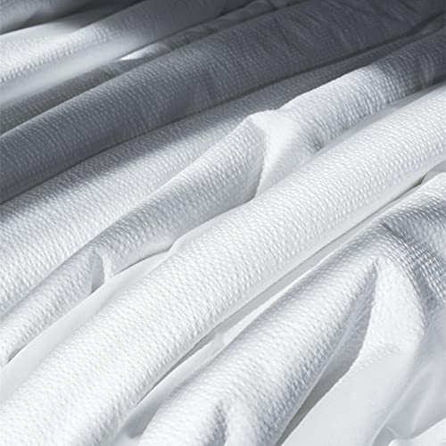 JOOSING Duvet Covers Queen Size White Striped Duvet Sets Egyptian