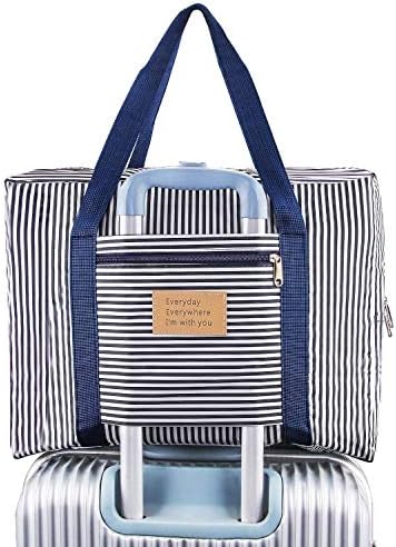 KBF Nylon Waterproof Folding Storage Duffle Bag Organizer (Multicolour)