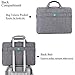 BRINCH New Style 17.3 Inch Nylon Shockproof Carry Laptop Case Messenger Bag For 17-17.3 Inch Laptop/Notebook/MacBook/Ultrabook/Chromebook with Shoulder Strap Handles and Various Pockets (Grey)