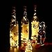 Icicle Wine Bottles String Lights, 8 PCS 4.92ft 15 LED Battery Artificial Cork Copper Wire Fairy Starry String Lights for Centerpieces, Jars, Vase, Bar, Indoor Studio Decorations(Warm White)