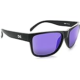 Optic Nerve Unisex Kingfish Polarized Sunglasses | Lightweight UV Protection Outdoor Sport Wrap Shades with Mirrored Lenses