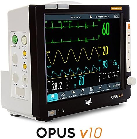 Opus V10 Multi-Parameter Veterinary Patient Monitor Vital Signs Animal Care