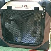 Karlie Smart Top De Luxe Reisbox voor Honden, 61 x 46 x 43 cm, Beige Bruin