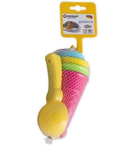 Spielstabil 7413 Eis-Duo im Netz 4 Eistüten und 1 Portionierer (sortiert)