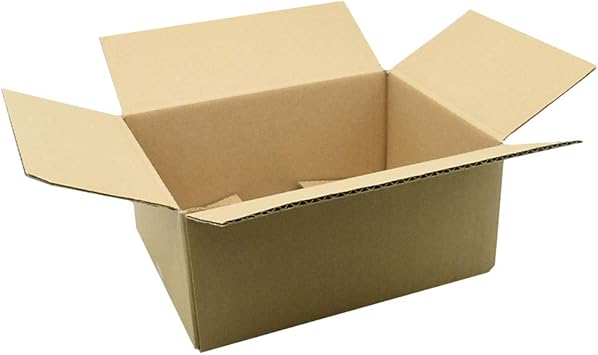 Cajas de cartón plegables para envíos, Marrón: Amazon.es: Bricolaje y herramientas