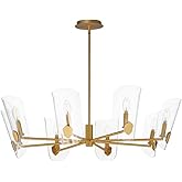 Maxim Armory - 8 Light Chandelier-10.25 Inches Tall and 35.75 Inches Wide-Natural Aged Brass Finish