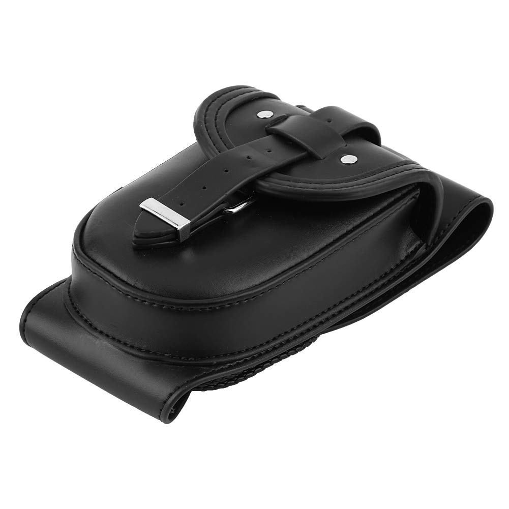 EBTOOLS Real Leather Motorcycle Fuel Tank Bag for XL 883 1200, Tank Bag Replacement, Magnetic Mount, 1 Compartment, Black
