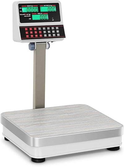 Steinberg Systems 100kg Digital Weighing Scale 10g LCD Display 7 Memory Slots