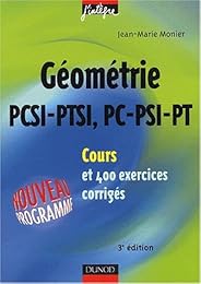 Géométrie PCSI-PTSI, PC-PSI-PT