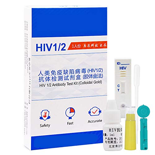 Buy HGFDSA HIV Self Test Quick Check in Home Test of Saliva + Blood