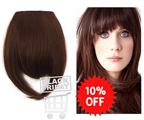 Haironline big sale 8"(20cm) bangs clip in hair ex…
