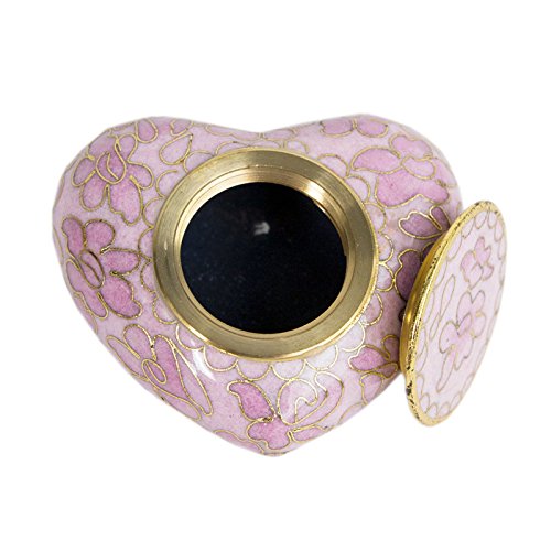 image for OneWorld Memorials Essence Bronze Heart Memorial Keepsake Urns - Extra