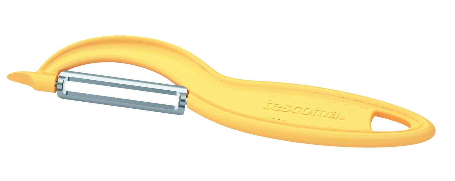 Tescoma Peeler with Longitudinal Blade Presto Expert, Assorted, 21 x 7 x 1.2 cm