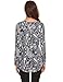 Halife Plus Size Tunic Tops for Women Loose Fit Dressy Casual Blouses Long Sleeve V Neck Henley Top Fall Shirts 2X Black