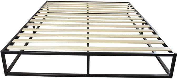 sofulaile somier de 10 Pulgadas con Plataforma de Madera de Listones de