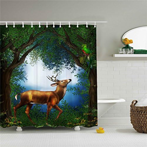 Dear Under Tree Shower Curtain Set 66"x72"