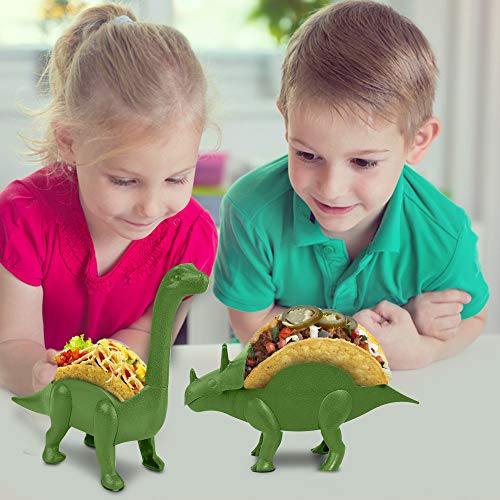 Dinosaur Taco Holder Set by East World Tacosaur Tribe with