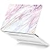 GMYLE MacBook Pro 13 Case 2020 2019 2018 2017 2016 Release A2159 A1989 A1706 A1708, Hard Case Shell Cover for MacBook Pro 13 Inch with/Without Touch Bar – Pink Marble