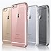 iPhone 8 Case,iPhone 7 Case,iPhone 8 TPU Case,ikasus [Electroplate Bumper] Flexible Soft Rubber Clear TPU Transparent Skin Scratch-Proof [Rose Gold] Plating Frame Silicone Bumper Case for iPhone 8/7