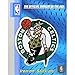 Official Boston Logo 7.7 inches Large Iron On NBA Basketball Patch Emblem