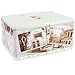Italian Fine Pastry Cookies Assortment From Verona | 6 Different Filling - Hazelnut Chocolate Milk, Raspberry Cashews Almond, Cocoa Cream & Shortbread Cocoa | 24.69 Oz Gift Box Tin
