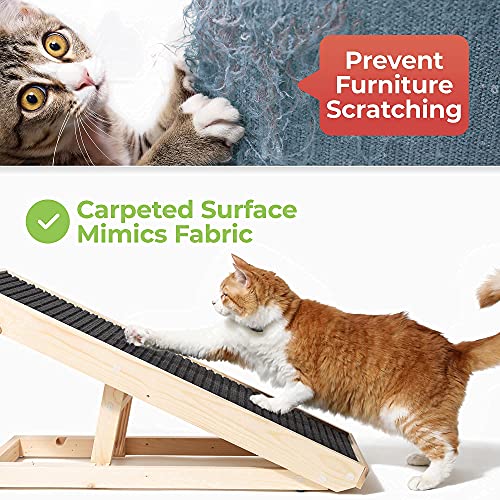 Alpha Paw ScratchyRamp 2in1 Cat Ramp & Cat Scratcher Pet Scratching