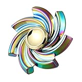 Muxika The Anti-Anxiety 360 Spinner Fidget Toy 3D Figit Tri-Spinner EDC Focus Toy (Colorful)