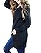 Imily Bela Women's Boho Long Sleeve Open Front Chunky Warm Cardigans Pointelle Pullover Sweater Blouses (X-Large, Black)
