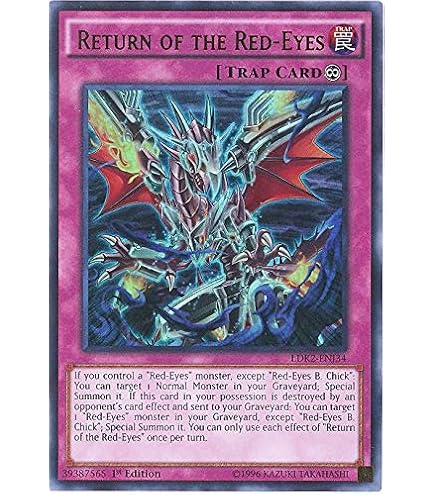 Amazon.com: YU-GI-OH! - Red-Eyes B. Chick (LCJW-EN038) - Legendary