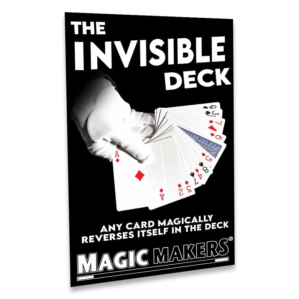 Magic Makers Invisible Deck - Red or Blue