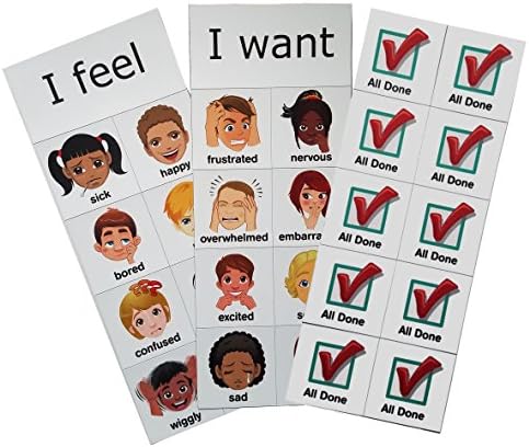 SchKIDules Accessory Pk: Feelings/Sentence Starters/All Done Checkmarks
