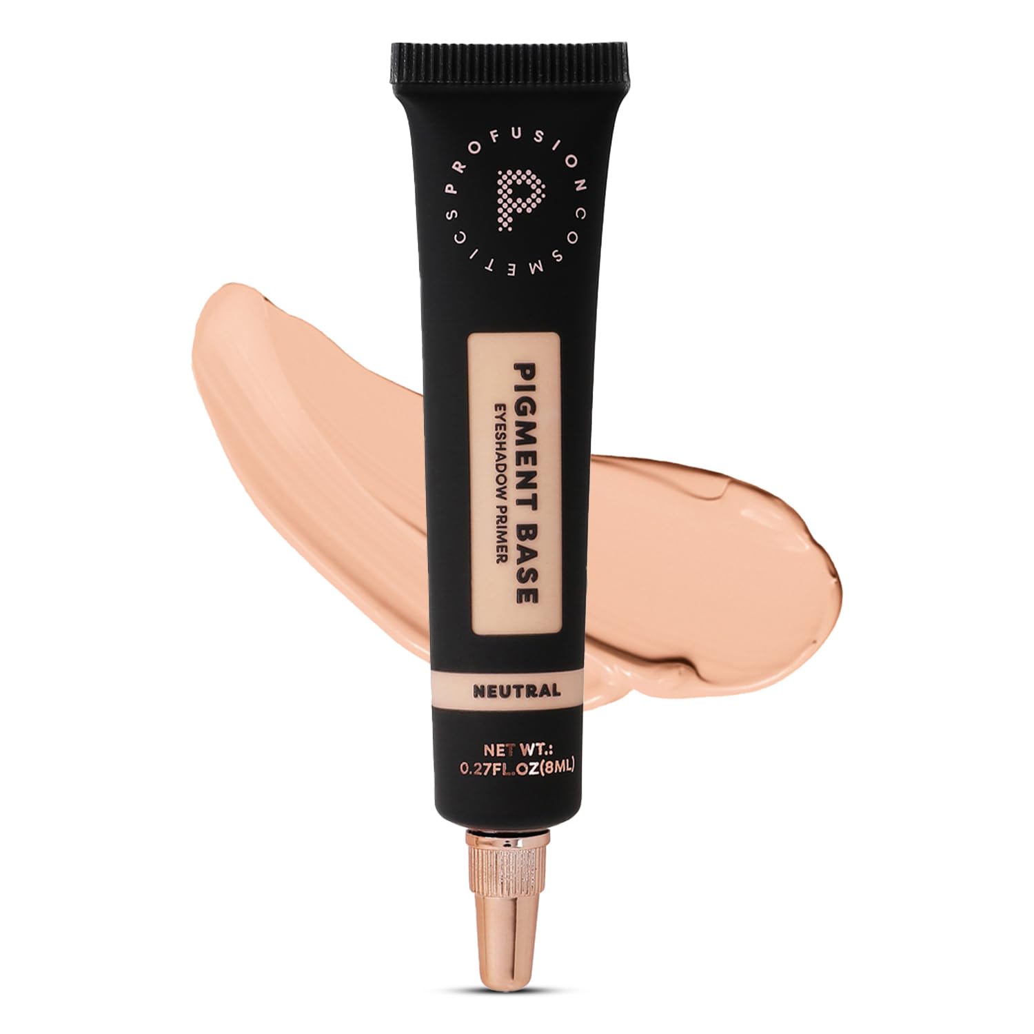 Profusion Cosmetics Pigment Base Eyeshadow Primer, Achieve Vibrant Looks with Pigment Boosting Primer and Lock in Color with Blendable Formula, Get Bold Colors and Glittery Shimmers, Neutral