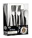 Plastic Cutlery Silverware Extra Heavyweight Disposable Flatware, Full Size Cutlery Combo, 32 Forks, 32 Knifes, 32 Spoons, Value Pack 96 Count