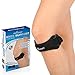 Patella Knee Strap for Knee Pain Relief for Hiking, Soccer, Basketball, Volleyball & Squats (1 Piece), Black